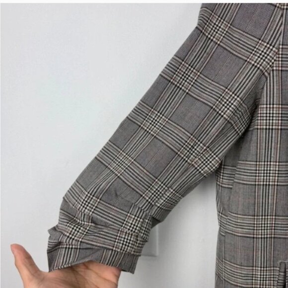 Rachel Zoe 3/4 Sleeve Plaid Blazer - Picture 3 of 5